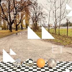 HDR Panorama 360° of Background Park