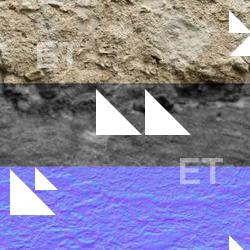 Seamless Textures of Plaster + Normal & Bump Mapping