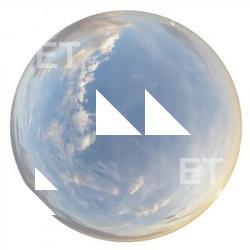 HDRi Skydome of Sunset Sky 12K