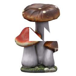 Ceramic Mushrooms Base 3D Scan