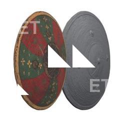 Medieval Shield Raw 3D Scan