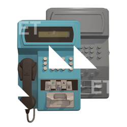 Public Payphone Raw 3D Scan