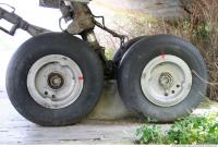 Photo Texture of Wheels Aeroplane