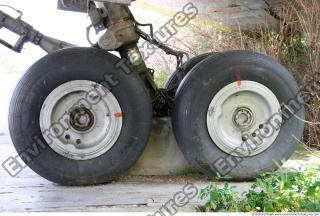 Photo Texture of Wheels Aeroplane