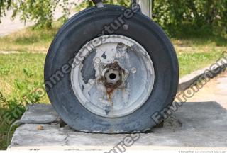 Photo Texture of Wheel Aeroplane