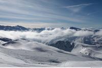 Photo Texture of Background Snowy Mountains