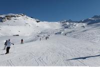 Photo Texture of Background Snowy Mountains