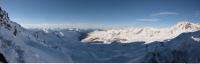 Photo Texture of Background Snowy Mountains