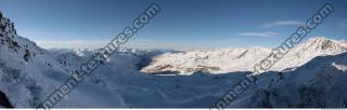 Photo Texture of Background Snowy Mountains