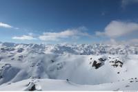 Photo Texture of Background Snowy Mountains