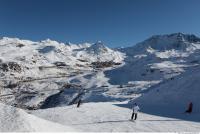 Photo Texture of Background Snowy Mountains