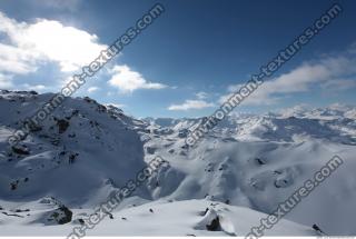 Photo Texture of Background Snowy Mountains