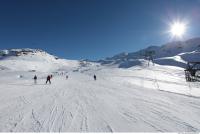 Photo Texture of Background Snowy Mountains