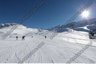 Photo Texture of Background Snowy Mountains