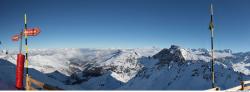 Photo Textures of Background Snowy Mountains