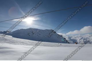 Photo Texture of Background Snowy Mountains