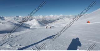 Photo Texture of Background Snowy Mountains