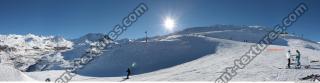 Photo Texture of Background Snowy Mountains