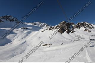 Photo Texture of Background Snowy Mountains