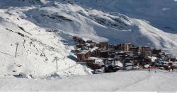 Photo Textures of Background Snowy Mountains