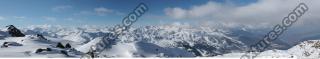 Photo Texture of Background Snowy Mountains