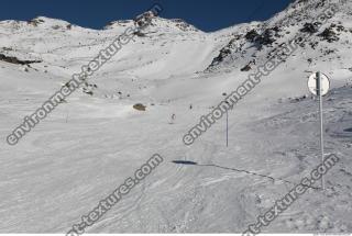 Photo Texture of Background Snowy Mountains