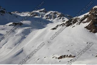 Photo Texture of Background Snowy Mountains