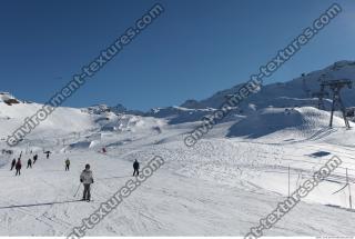 Photo Texture of Background Snowy Mountains