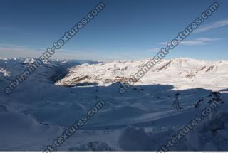 Photo Texture of Background Snowy Mountains