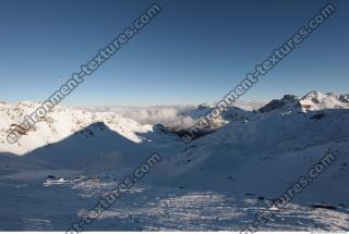 Photo Texture of Background Snowy Mountains