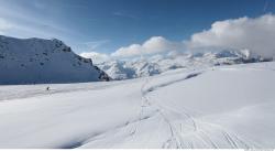 Photo Textures of Background Snowy Mountains