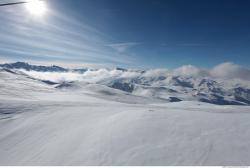 Photo Textures of Background Snowy Mountains