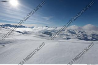 Photo Texture of Background Snowy Mountains