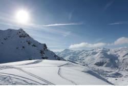 Photo Textures of Background Snowy Mountains