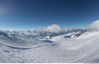 Photo Texture of Background Snowy Mountains