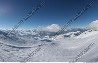 Photo Texture of Background Snowy Mountains