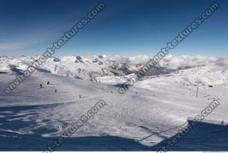 Photo Texture of Background Snowy Mountains