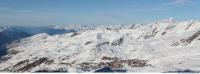 Photo Texture of Background Snowy Mountains