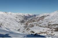 Photo Texture of Background Snowy Mountains