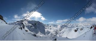 Photo Texture of Background Snowy Mountains