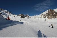 Photo Texture of Background Snowy Mountains