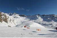 Photo Texture of Background Snowy Mountains