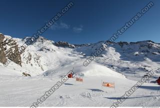 Photo Texture of Background Snowy Mountains