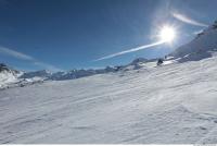 Photo Texture of Background Snowy Mountains