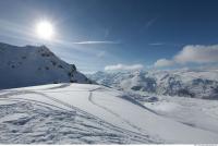 Photo Texture of Background Snowy Mountains