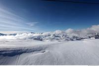 Photo Texture of Background Snowy Mountains