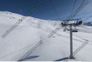 Photo Texture of Background Snowy Mountains