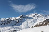 Photo Texture of Background Snowy Mountains