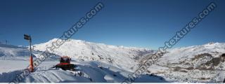 Photo Texture of Background Snowy Mountains