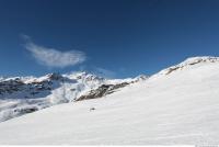 Photo Texture of Background Snowy Mountains